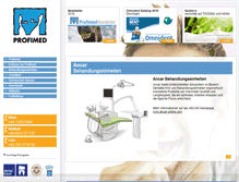 Tablet Screenshot of profimed.at