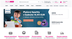 Desktop Screenshot of profimed.eu