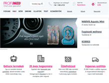 Tablet Screenshot of profimed.hu